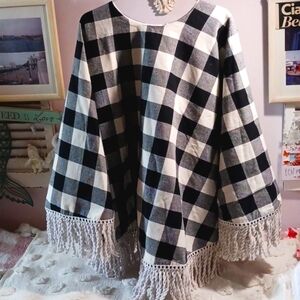 Gorgeous! Gardners Eden🌲Tree Skirt ⚜️ Buffalo Plaid Rope Fringe 🎄 Decor